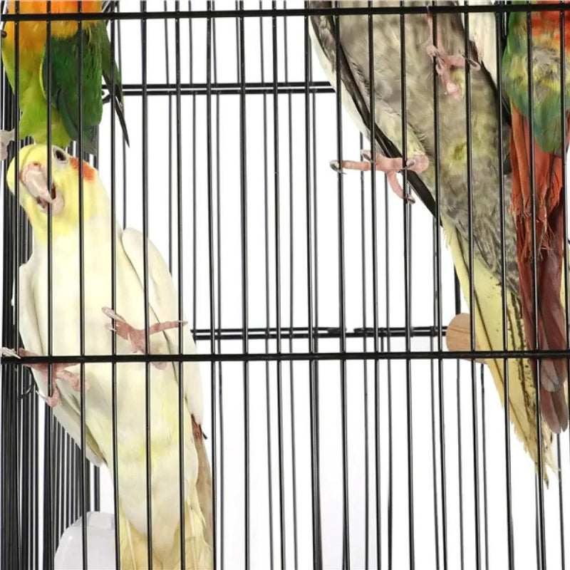 H145cm Open Top Metal Parrot Cage Bird Cage by Yaheetech