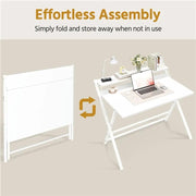 Foldable Computer Desk by Yaheetech