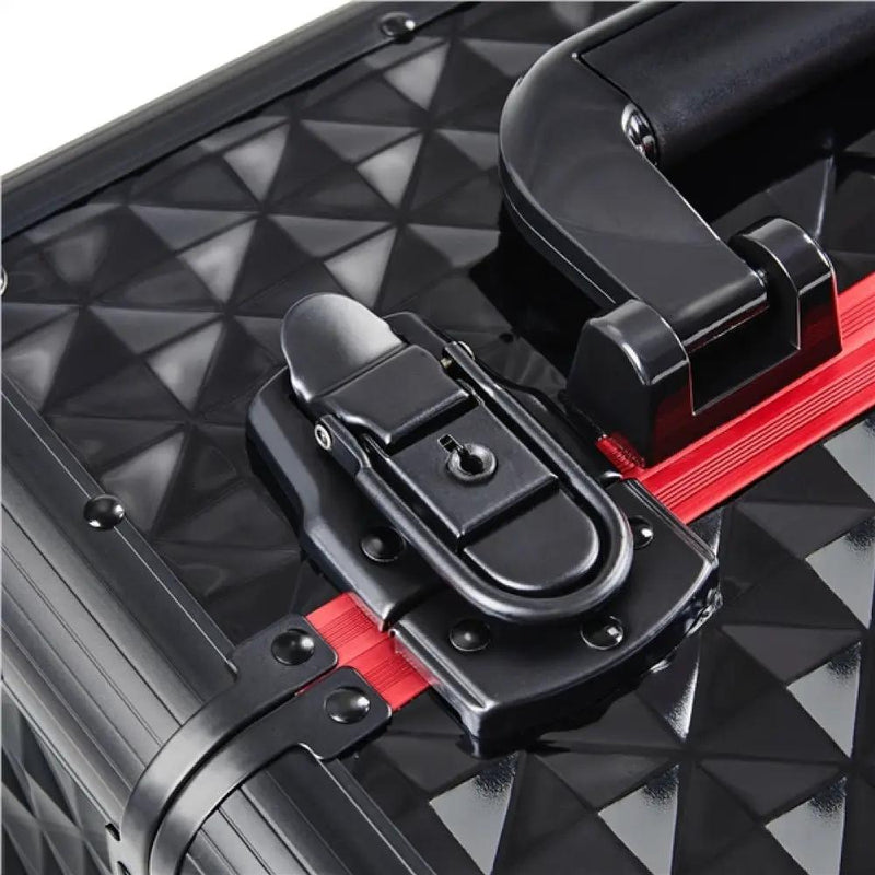 Professional Rolling Makeup Train Case with Drawers by Yaheetech