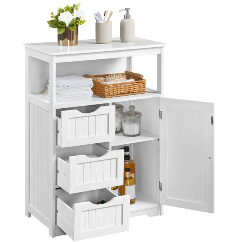 90cm Height Bathroom Floor Cabinet by Yaheetech