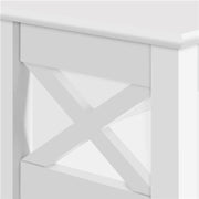Slim End Table Modern Sofa Table by Yaheetech