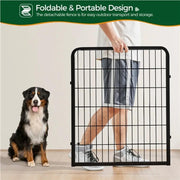 6 Panels Heavy Duty Dog Pen by Yaheetech