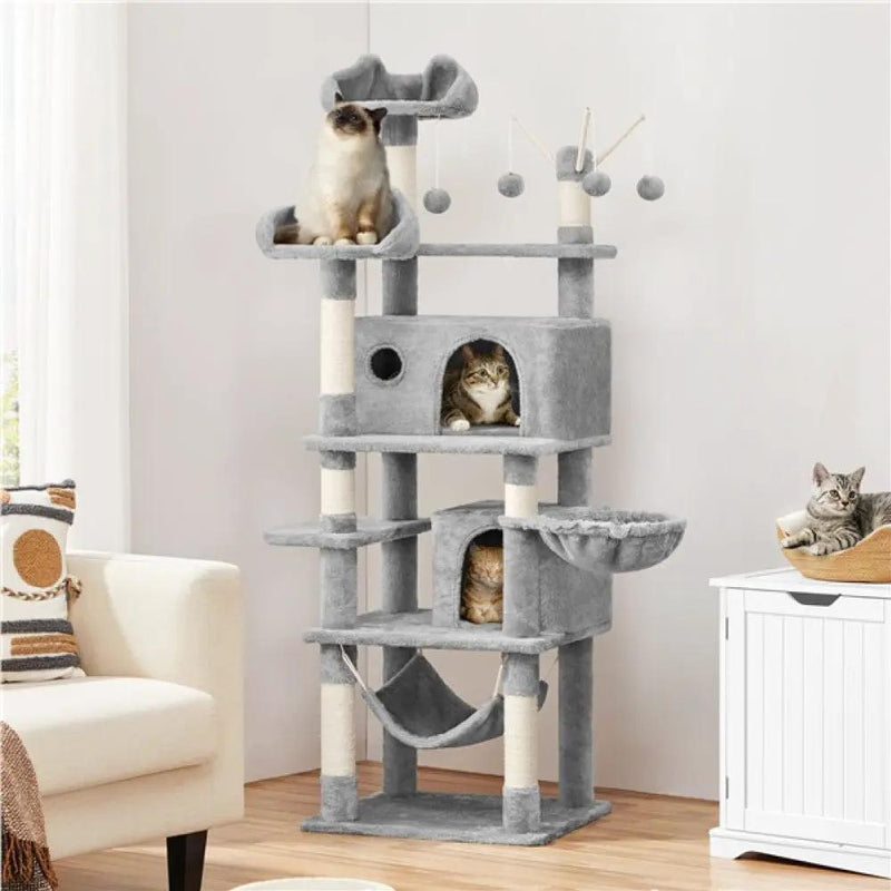 Yaheetech Yaheetech Large Multi Level Cat Tree Tower With Cavern And Platforms Yaheetech Large Multi Level Cat Tree Tower With Cavern