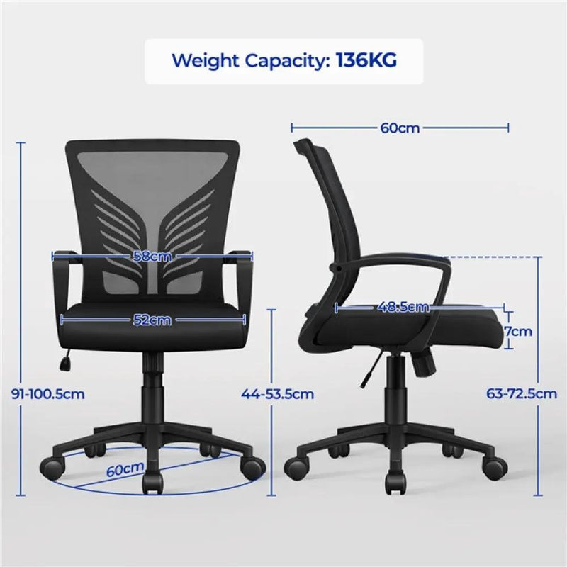 Mesh Office Chair Computer Chair by Yaheetech