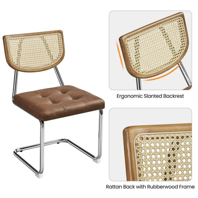 4PCS Mid-Century Modern Dining Chairs by Yaheetech