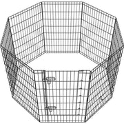 8 Panel Foldable Metal Dog Exercise Pen by Yaheetech