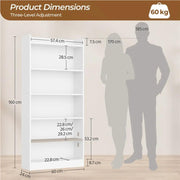 6-layer Open Shelf Bookcase Bookshelf by Yaheetech