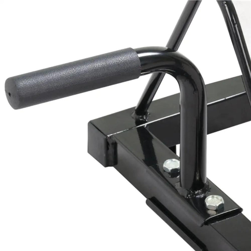 Horizontal Bumper Plate Rack Strength Fitness Rack Plate Holder by Yaheetech