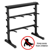 3 Tier Dumbbell Barbell Rack Weight Plate/Bar Storage Holder by Yaheetech