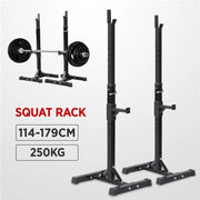 Yaheetech Pair of Adjustable Squat Rack Standard 45-70 Inch Solid Steel Squat Stand Pair of Adjustable Squat Rack Standard 45-70 Inch Solid Steel Squat Stand