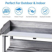 3-layer Outdoor Potting Bench Gardening Table by Yaheetech