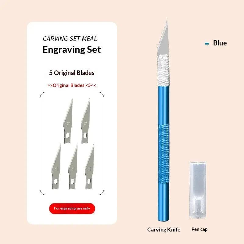 Aluminum Alloy Carving Knife Set Graver 13pc Steel Aluminum Alloy by China Dropship