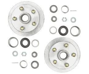 1500kg Disc Braked Hub Set - Integral - 5x120x7/16" - Pair