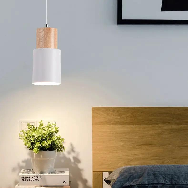White Metal Lampshade Simple Pendant Hanging Light Lamp by salelink.co.nz