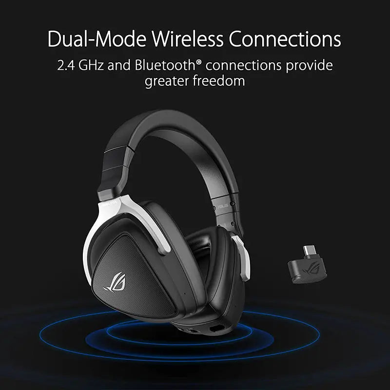 ASUS ROG Delta S Lightweight Wireless Gaming Headset by Action Outdoors Limited