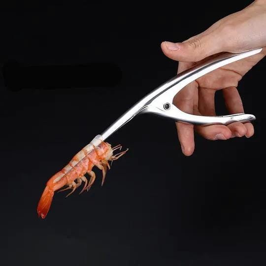 Stainless Steel Shrimp Peeler Tool For Quick Shell Removal by Action Outdoors Limited