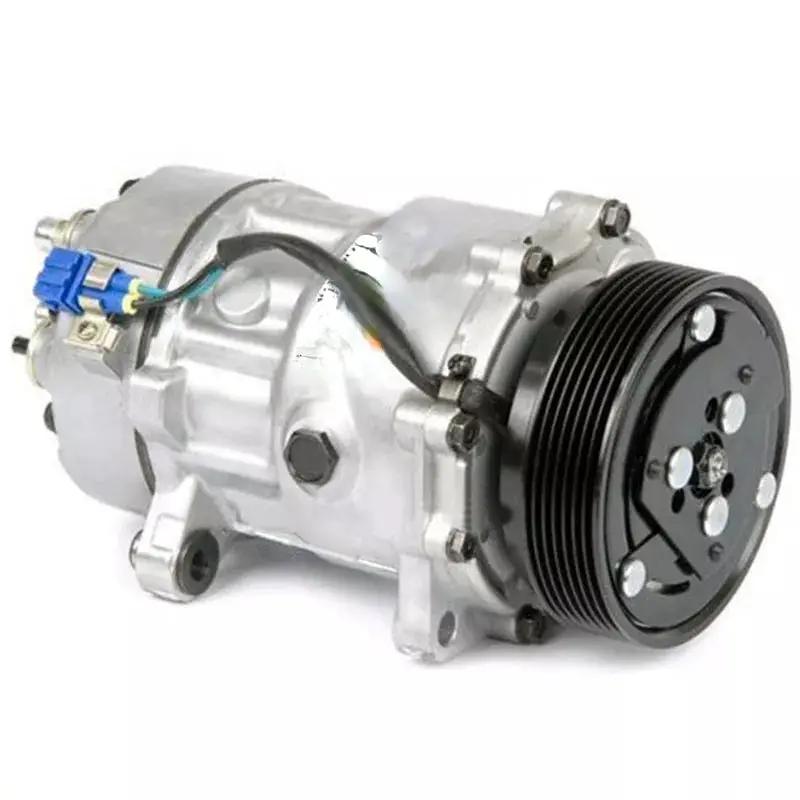 AC Compressor Fit Sanden SD7v16 1055 1100 1137 1162 AUTO A/C A/C Compressor FOR VW Passat Cabrio Golf 7M0820803D 7M0820803N 1H0820803D 7M0820803P by JBH AUTO PARTS