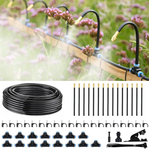 15M Adjustable Watering Irrigation Misting System Kit by salelink.co.nz