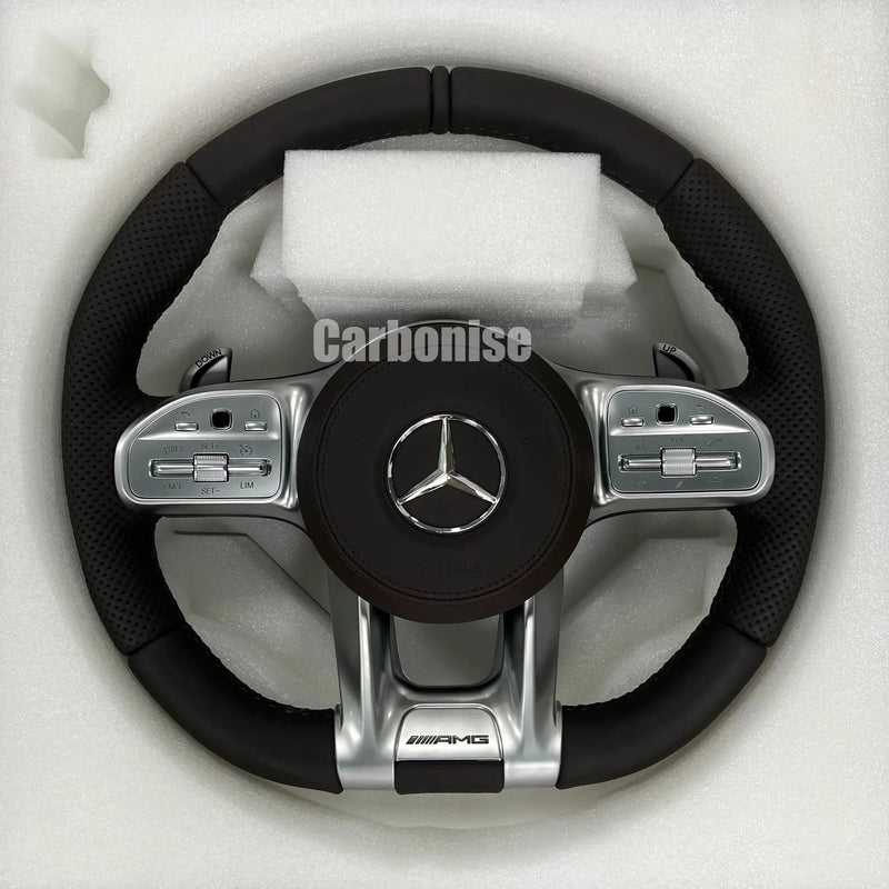 Mercedes-Benz Steering Wheel (Full Leather) #15 by CARBONISE
