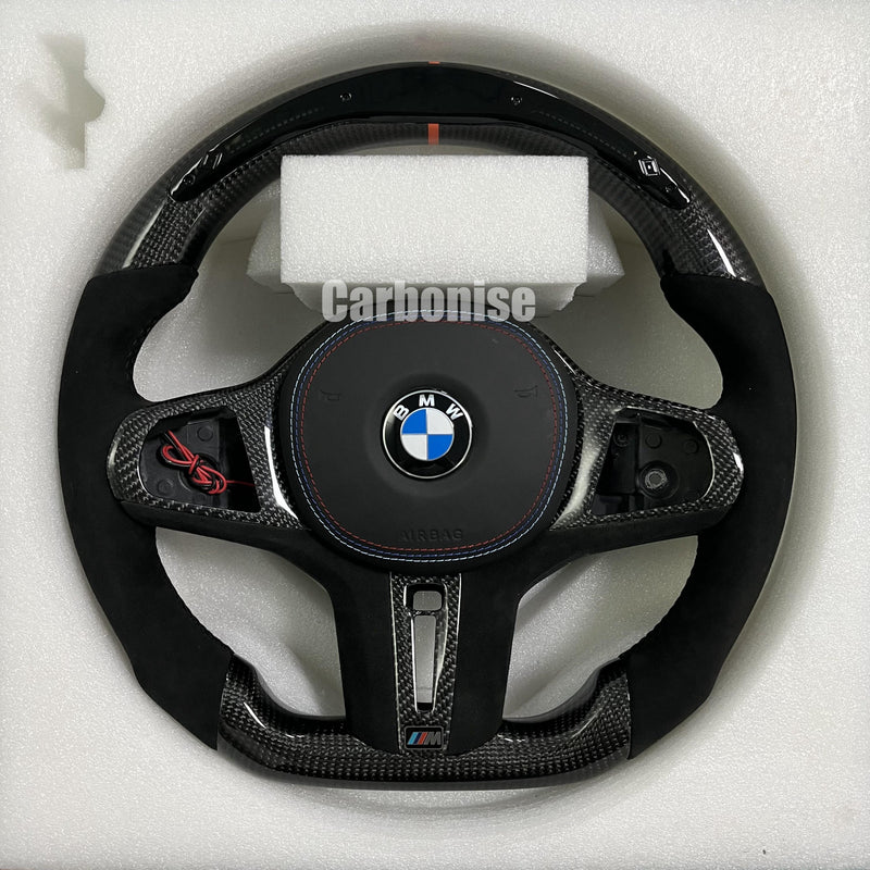 BMW Steering Wheel (Carbon Fiber+Alcantara) #15
