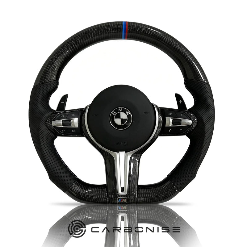 BMW Steering Wheel (Carbon Fiber+Perforated Leather) @15 by CARBONISE