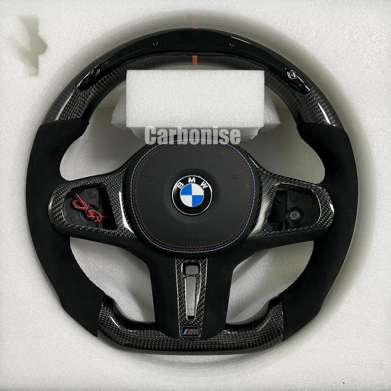 BMW Steering Wheel (Carbon Fiber+Alcantara) #15 by CARBONISE
