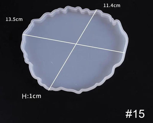 Irregular Coaster Moulds - 014 by Resin Art NZ