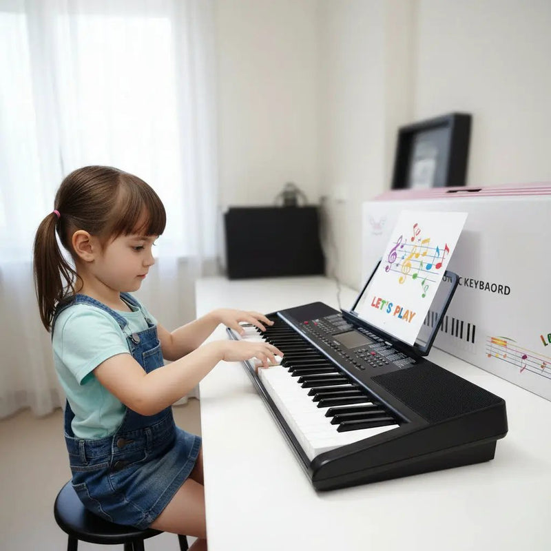 61-KEY MULTIMEDIA MUSICAL ELECTRONIC PIANO - PORTABLE ELECTRONIC PIANO by dealonline.co.nz