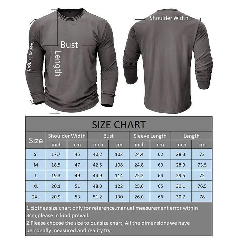Men's Long Sleeve Cotton T-Shirt - Soft Combed Crew Neck | Casual Everyday Wear by Mead's Supply & Equipment Outfitters limited