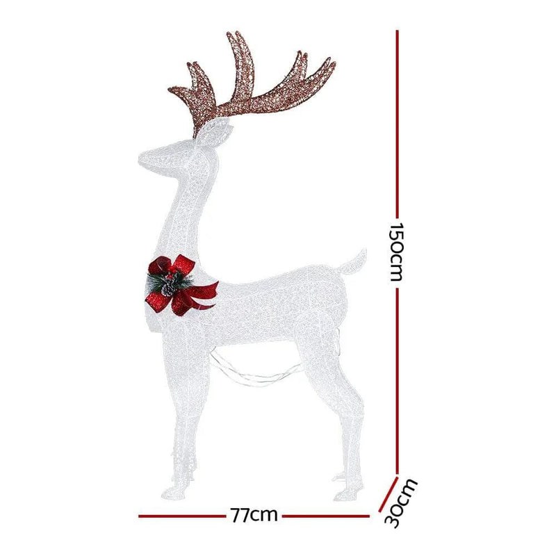 SportZone.co.nz Occasions > Christmas > Outdoor Decorations & Lights Jingle Jollys Christmas Lights 150cm Reindeer 100 LED Decorations Jingle Jollys Christmas Lights 150cm Reindeer 100 LED Decorations