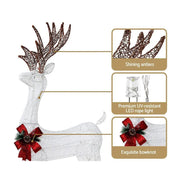 SportZone.co.nz Occasions > Christmas > Outdoor Decorations & Lights Jingle Jollys Christmas Lights 150cm Reindeer 100 LED Decorations Jingle Jollys Christmas Lights 150cm Reindeer 100 LED Decorations