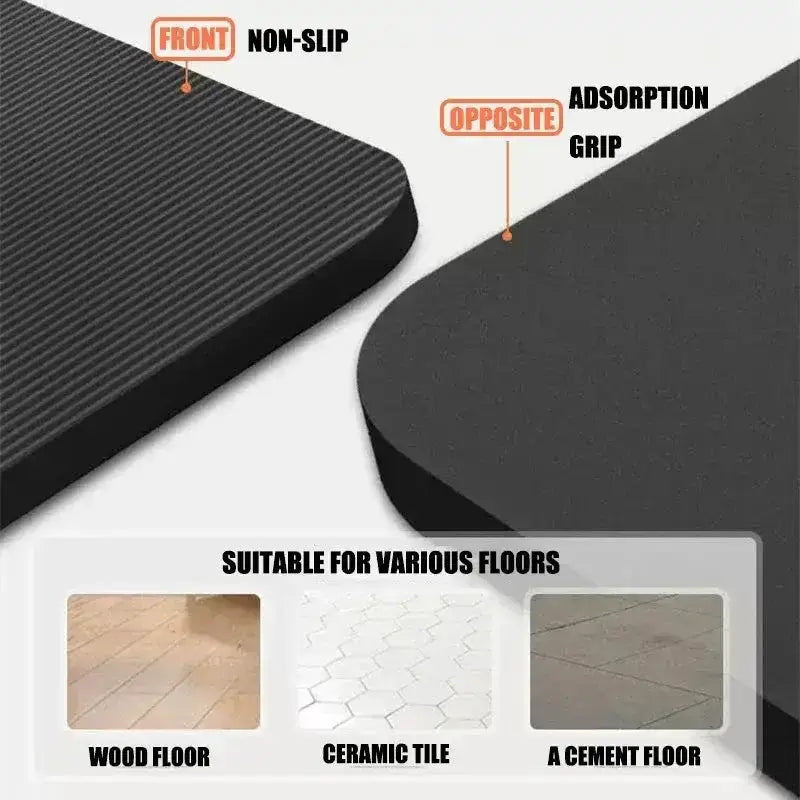 15mm Thick Yoga Mat – Anti-Slip Fitness & Pilates Mat (4 colours available) by Habicare