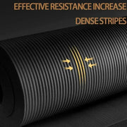 15mm Thick Yoga Mat – Anti-Slip Fitness & Pilates Mat (4 colours available) by Habicare