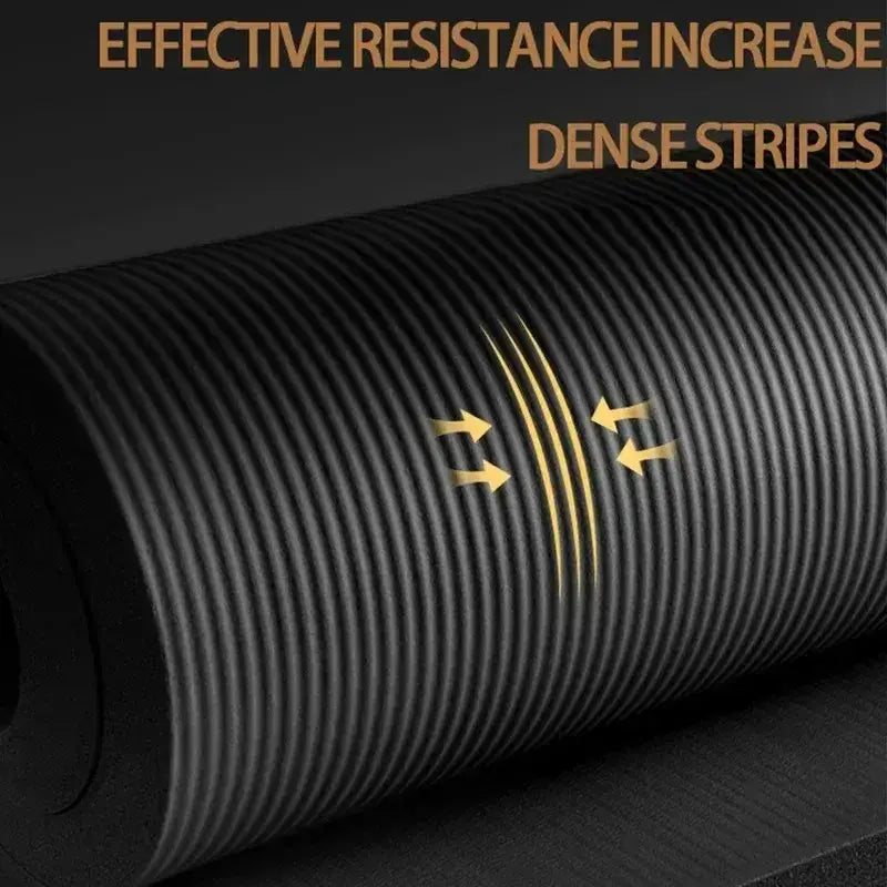 15mm Thick Yoga Mat – Anti-Slip Fitness & Pilates Mat (4 colours available) by Habicare