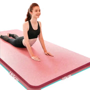 15mm Thick Yoga Mat – Anti-Slip Fitness & Pilates Mat (4 colours available) by Habicare