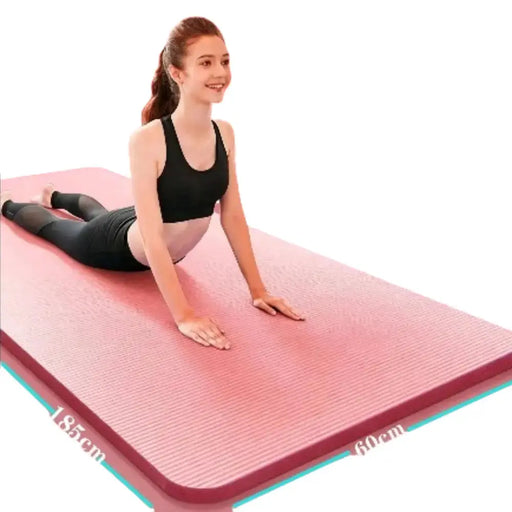 15mm Thick Yoga Mat – Anti-Slip Fitness & Pilates Mat (4 colours available) by Habicare