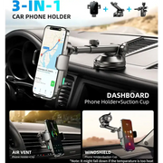 15W Wireless Car Charger Phone Holder by Habicare