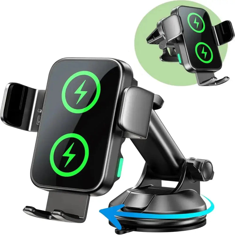 15W Wireless Car Charger Phone Holder by Habicare
