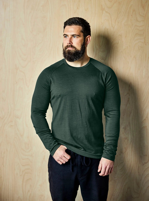Men's OG Long Sleeve - 100% Merino Wool, Balsam by Merino 365 NZ