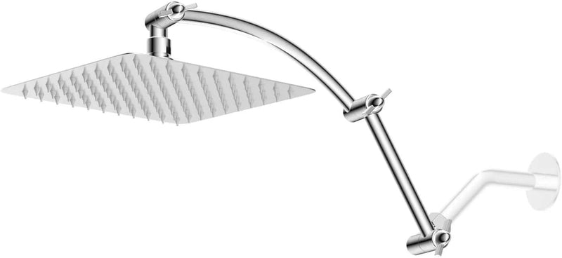 SportZone.co.nz Home & Garden > Bathroom Accessories > Shower Accessories 16“ Shower Arm with 10" Rainfall Showerhead 16“ Shower Arm with 10" Rainfall Showerhead
