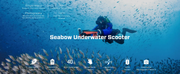 SUBLUE Navbow Sea Scooter Underwater - Red/Black by salelink.co.nz