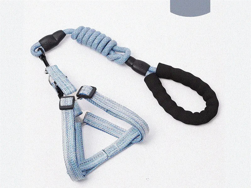 Dog Harness and leash Set Pet Harness Puppy Traction Rope by dealonline.co.nz