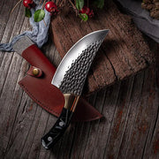 6 Inch Stainless Steel Manganese Steel Meat Cleaver Black by China Dropship
