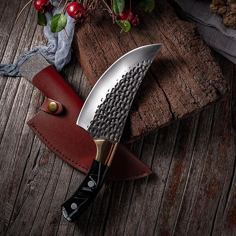 6 Inch Stainless Steel Manganese Steel Meat Cleaver Black by China Dropship