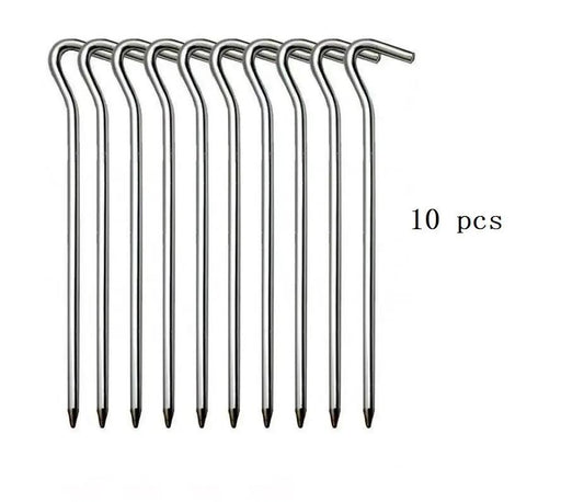 Camping Pegs – 10pcs Aluminium Alloy Tent Stakes HL2302 by ECOTREK