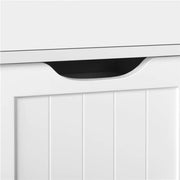 Wooden Bathroom Floor Cabinet Side Storage Organizer Cabinet by Yaheetech