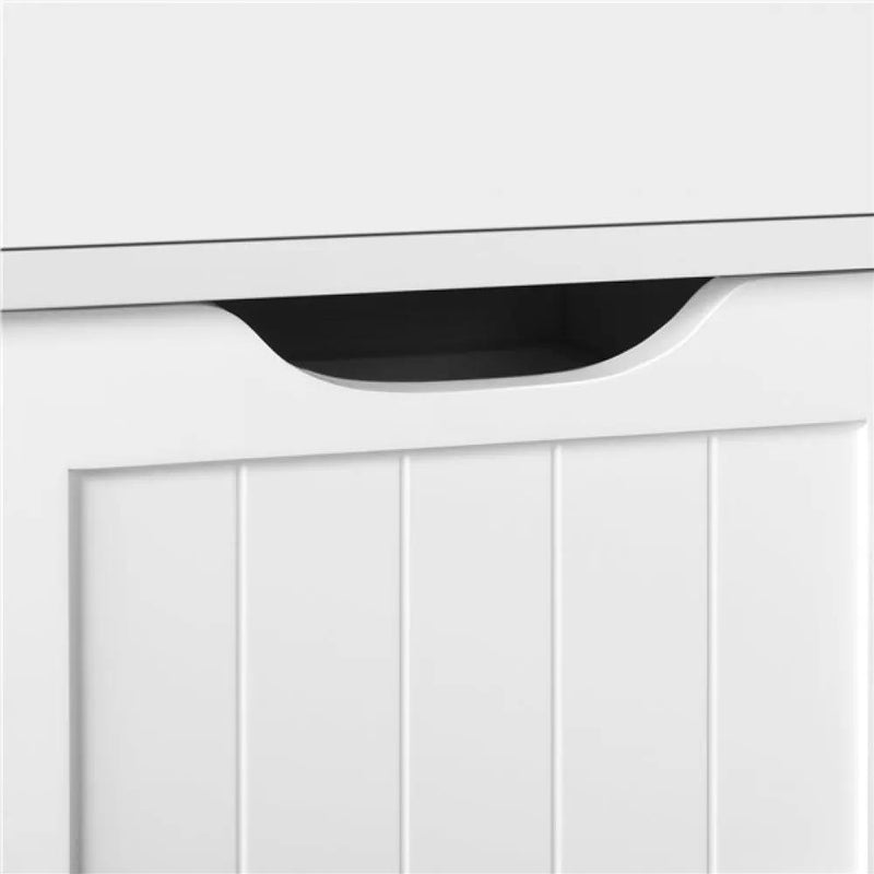 Wooden Bathroom Floor Cabinet Side Storage Organizer Cabinet by Yaheetech