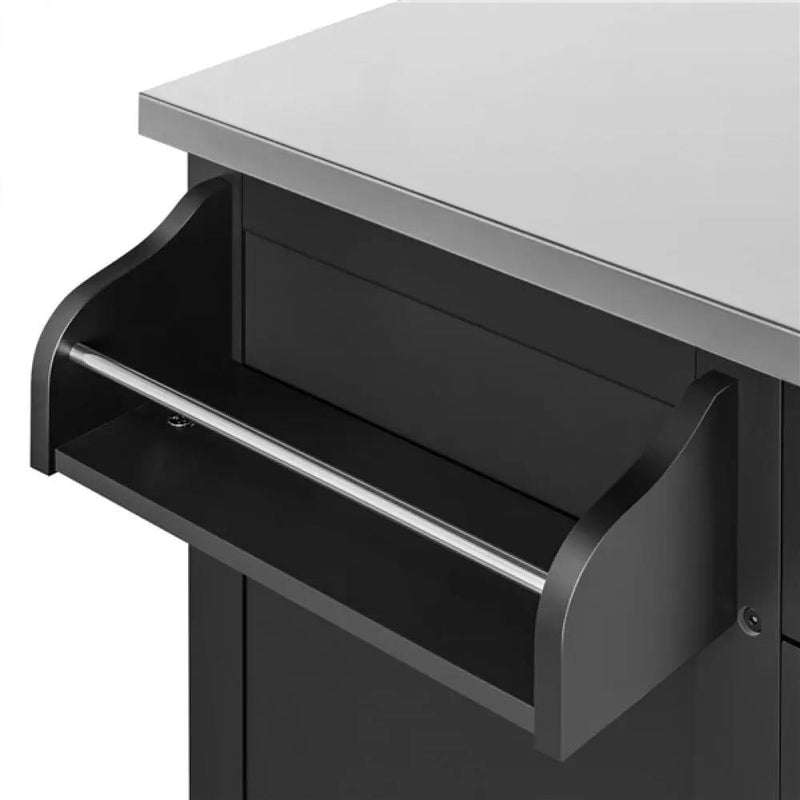Kitchen Cart Kitchen Trolley Kitchen Island by Yaheetech