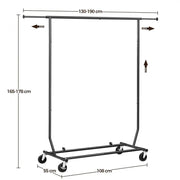 Adjustable Garment Rack & Organizer Clothes Rack by Yaheetech