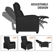 1 Pair Recliner Chairs by Yaheetech